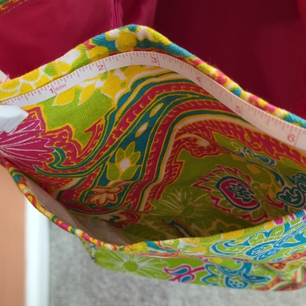 Buckhead Betties Tie Paisley Tote Bag Three Pockets - Picture 5 of 9